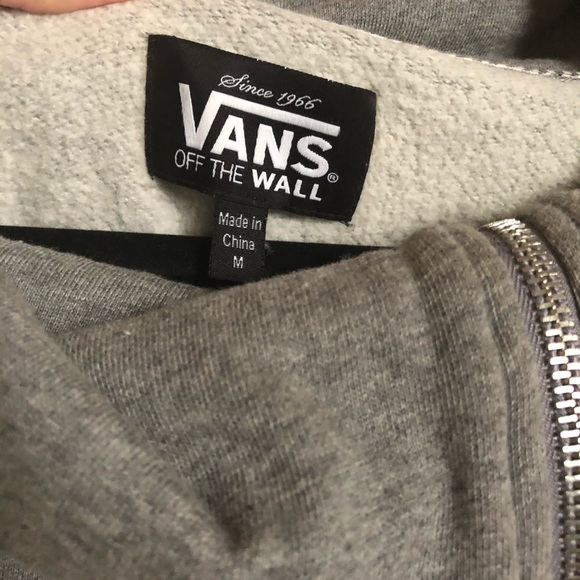 Vans cowl neck soft grey hoodie - Picture 5 of 7
